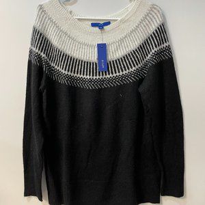 Apt 9 Fair Isle Knitted Pullover Sweater, Size Large (NWT)